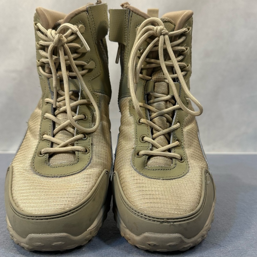 CQR Men's Military Tactical Boots, Water Repellent Lightweight Beige Size 7.5